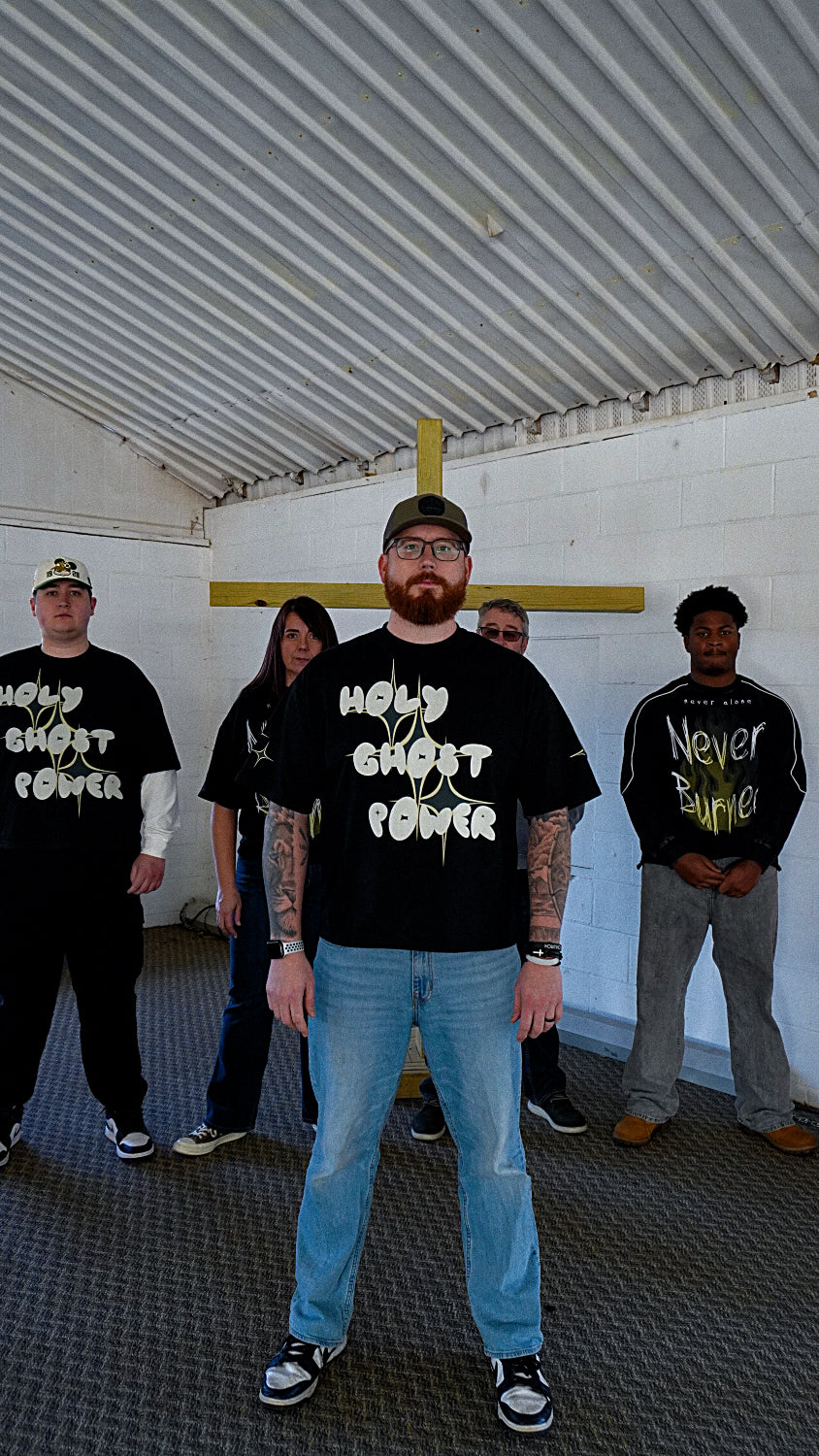 Holy Ghost Power | Short Sleeve Cropped-Boxy Tee