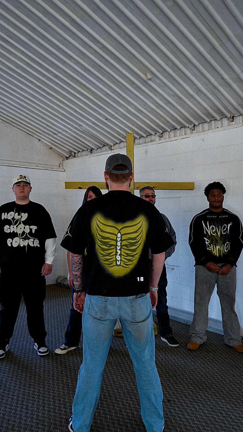 Holy Ghost Power | Short Sleeve Cropped-Boxy Tee