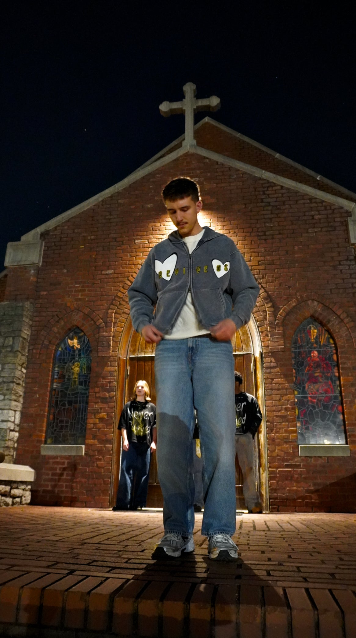 Revive Us: Flagship | Cropped-Boxy Zip up