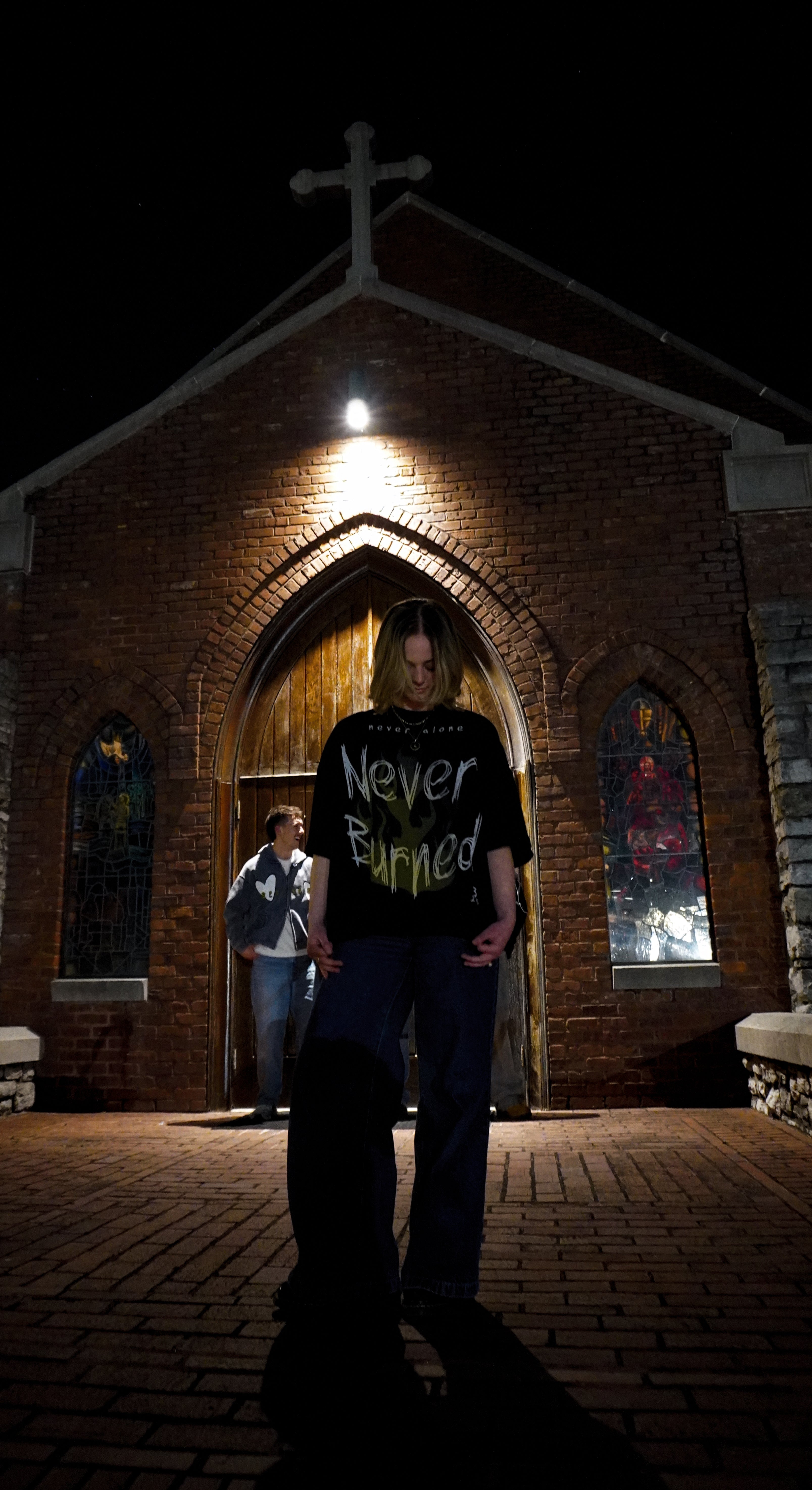 Classic Frayed Cropped-Boxy Tee