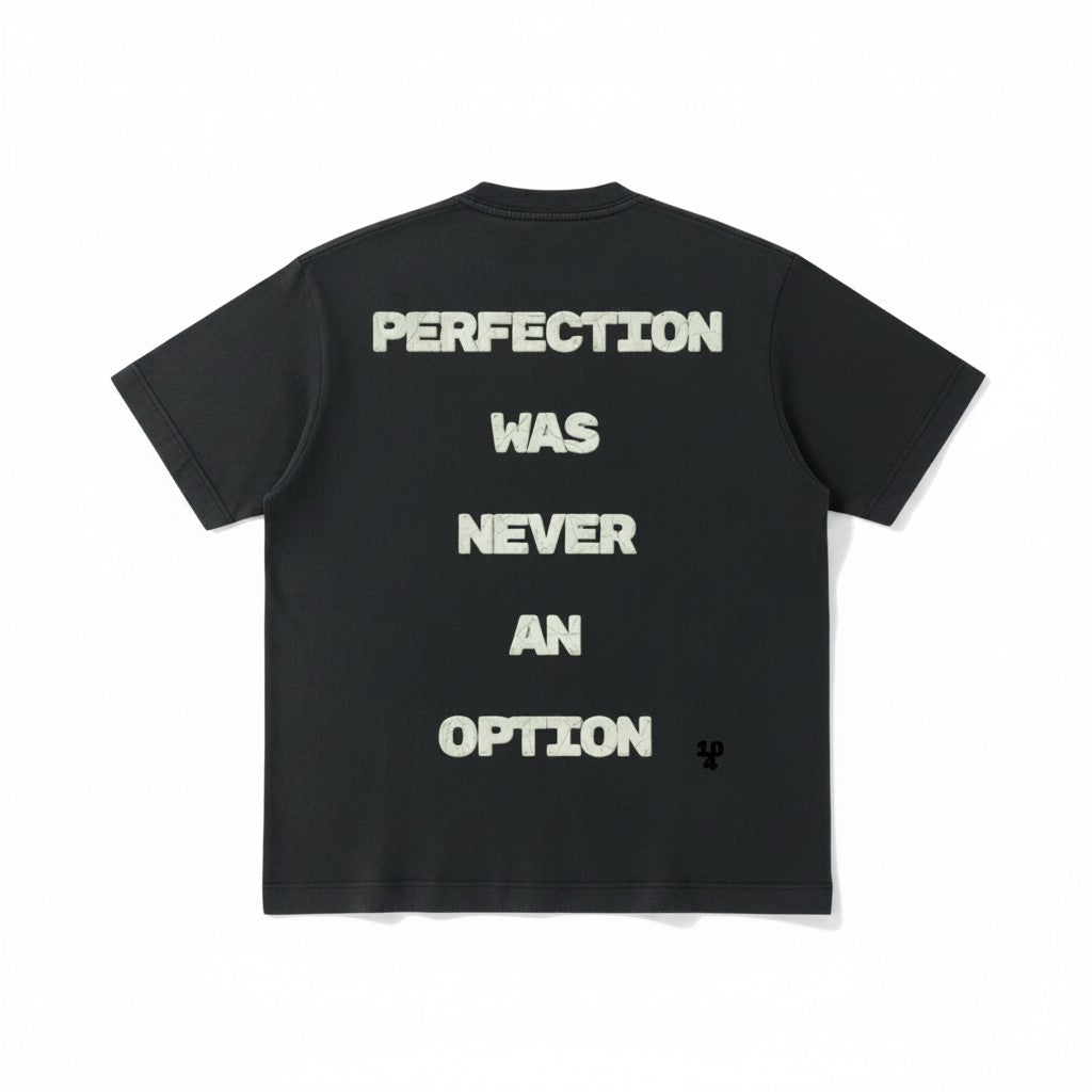 Perfection Was Never an Option | Heavyweight Frayed-T